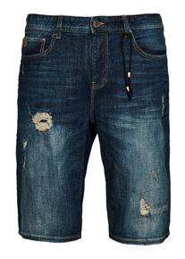 s.Oliver RED LABEL, Herren Denim-Bermuda, Dunkelblau