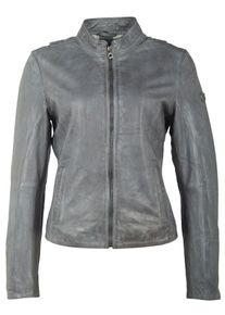 Gipsy, Damen Lederjacke 'Chessy', Taubenblau