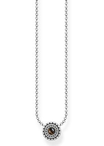Thomas Sabo, Damen Kette mit Anhänger 'Ethno Braun, KE1672-826-2-L45v', Braun / Silber