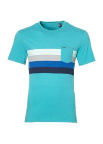 O`Neill O'NEILL, Herren T-Shirt 'Horizont', Blau / Türkis / Nachtblau / Grau / Weiß