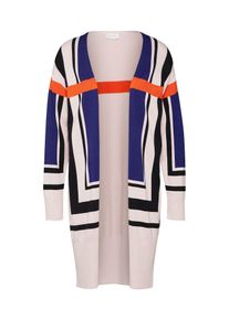 REN&Eacute; LEZARD, Damen Strickjacke 'P023S', Beige / Blau