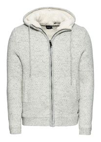 Only & Sons Only & Sons, Herren Strickjacke 'KENNETH', Grau / Weiß