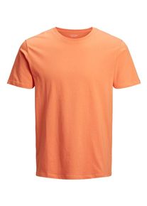 Jack & Jones JACK & JONES, Herren Basic T-Shirt, Orange