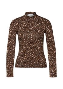 EDITED, Damen Longsleeve 'Marille', Beige / Braun / Schwarz