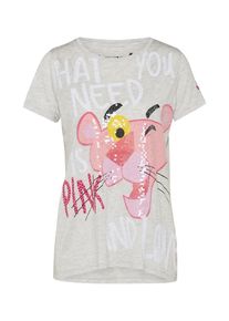 FROG BOX Frogbox, Damen Shirt, Hellgrau / Pink