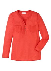 sheego Casual, Damen Pullover, Knallrot