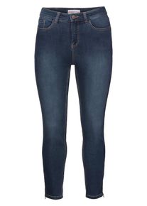 sheego Denim, Damen Stretch-Jeans, Dunkelblau