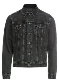 GAP, Herren Jeansjacke, Schwarz