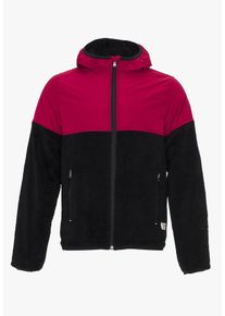 PLUS EIGHTEEN, Herren Übergangsjacke, Rot / Schwarz