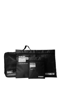ABOUT YOU, Damen Reise Set, Schwarz
