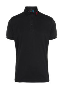 J. Lindeberg J.Lindeberg, Herren Poloshirt 'KV TX Jersey', Rot / Schwarz