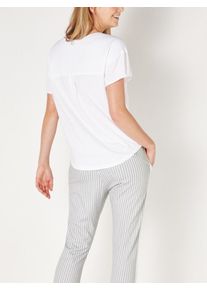 Sandwich, Damen Blouse 'Woven', Wei&szlig;