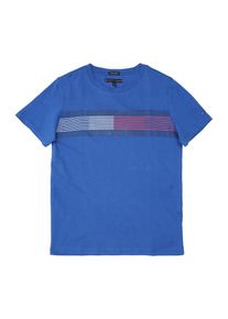 Tommy Hilfiger, Shirt 'ESSENTIAL FLAG TEE S/S', Blau / Merlot / Naturwei&szlig;