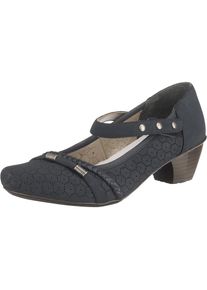 Rieker, Damen Spangenpumps, Nachtblau