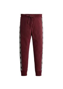 Hollister, Damen Hose 'DTC SPORTY LOGO FLEGGING', Burgunder / Schwarz / Weiß