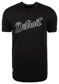 New Era, Herren Wordmark T-Shirt 'MLB Detroit Tigers', Schwarz