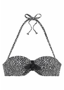 Lascana, Damen Bikinitop 'Leo', Schwarz