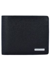 BOSS, Herren Signature Geldbörse Leder 11,5 cm, Schwarz