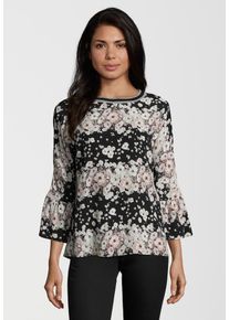 Cinque, Damen Tunika 'CITRIP', Rosé / Schwarz / Weiß