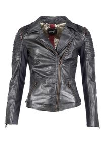 Maze, Damen Lederjacke 'Southampton', Basaltgrau