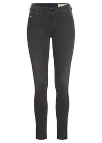 Diesel, Damen Jeans 'Slandy 069EF', Grey Denim