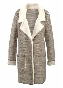 Aniston, Damen Strickmantel, Beigemeliert