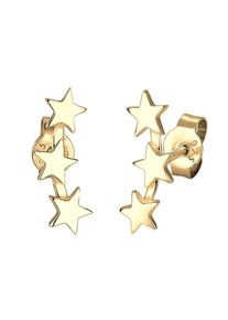 Elli, Damen Ohrringe 'Astro', Gold