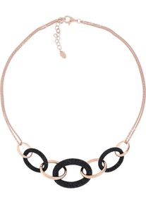 PESAVENTO, Damen Kette 'Shiny', Rosegold / Schwarz