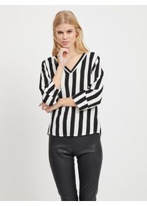 Object, Damen Bluse, Schwarz / Weiß