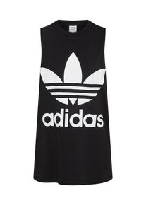 adidas originals, Damen Tank Top 'TREFOIL', Schwarz / Weiß