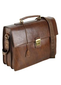 The Bridge, Herren Story Uomo Aktentasche Leder 40 cm, Braun