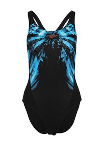 Speedo, Damen Badeanzug 'Recordbreaker 809015-C559', Türkis / Dunkelorange / Schwarz