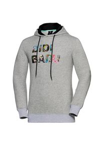 BIDI BADU, Herren Hoodie 'Kojo', Dunkelgrau / Mischfarben