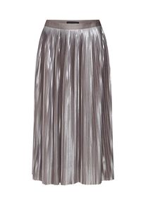 Banana Republic, Damen Rock 'PLEATED METALLIC SKIRT', Ros&eacute; / Silber