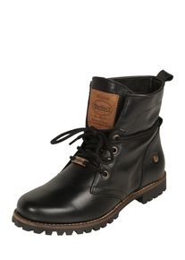 Dockers by Gerli, Damen Schn&uuml;rstiefelette aus Leder, Schwarz