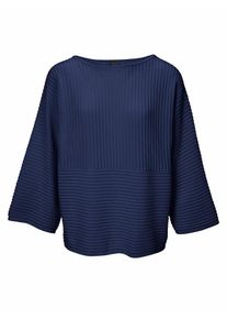 Heine, Damen Pullover mit 3/4 Ärmeln, Marine