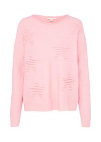 Esprit, Damen Pullover mit Sternmotiven, Rosa