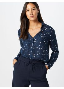 Esprit, Damen Bluse, Himmelblau / Dunkelblau / Wei&szlig;