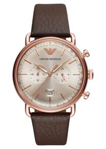 Emporio Armani, Herren Chronograph 'AR11106', Braun / Rosegold