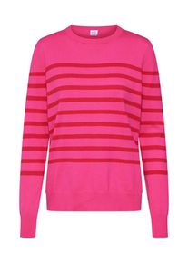 GAP, Damen Pullover 'CREW STRIPE', Pink