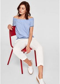 s.Oliver RED LABEL, Damen Bluse, Navy / Hellblau