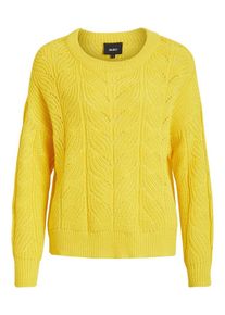Object, Damen Strickpullover, Gelb