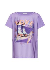 Rich & Royal Rich & Royal, Damen Shirt 'Hey Girl', Lila / Mischfarben