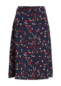 Vila, Damen Rock, Navy / Rot / Schwarz / Wei&szlig;