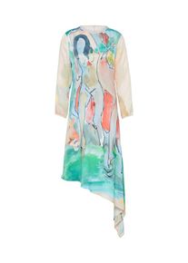POSTYR, Damen Kleid 'POSASTER', Blau / Mischfarben