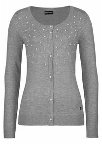 Bruno Banani, Damen Cardigan, Silbergrau