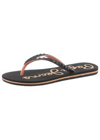 Pepe Jeans, Damen Zehentrenner 'Rake Studs', Lachs / Schwarz