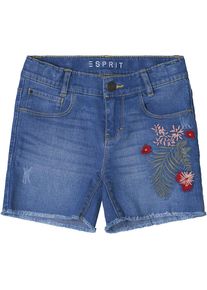 Esprit, M&auml;dchen Jeansshorts, Blau / Dunkelgr&uuml;n / Blutrot