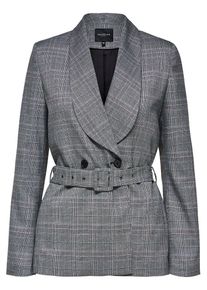 Selected Femme, Damen Blazer, Graumeliert / Helllila / Rosa