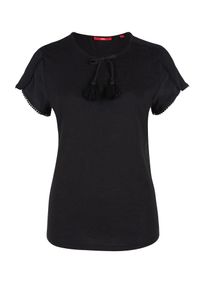 s.Oliver RED LABEL, Damen T-Shirt, Schwarz